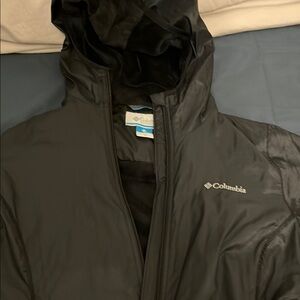 Columbia Black Hooded Jacket